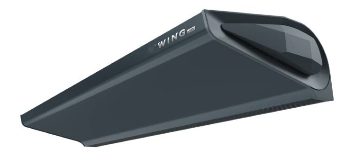 безшумність та міць теплової завіси wing фото